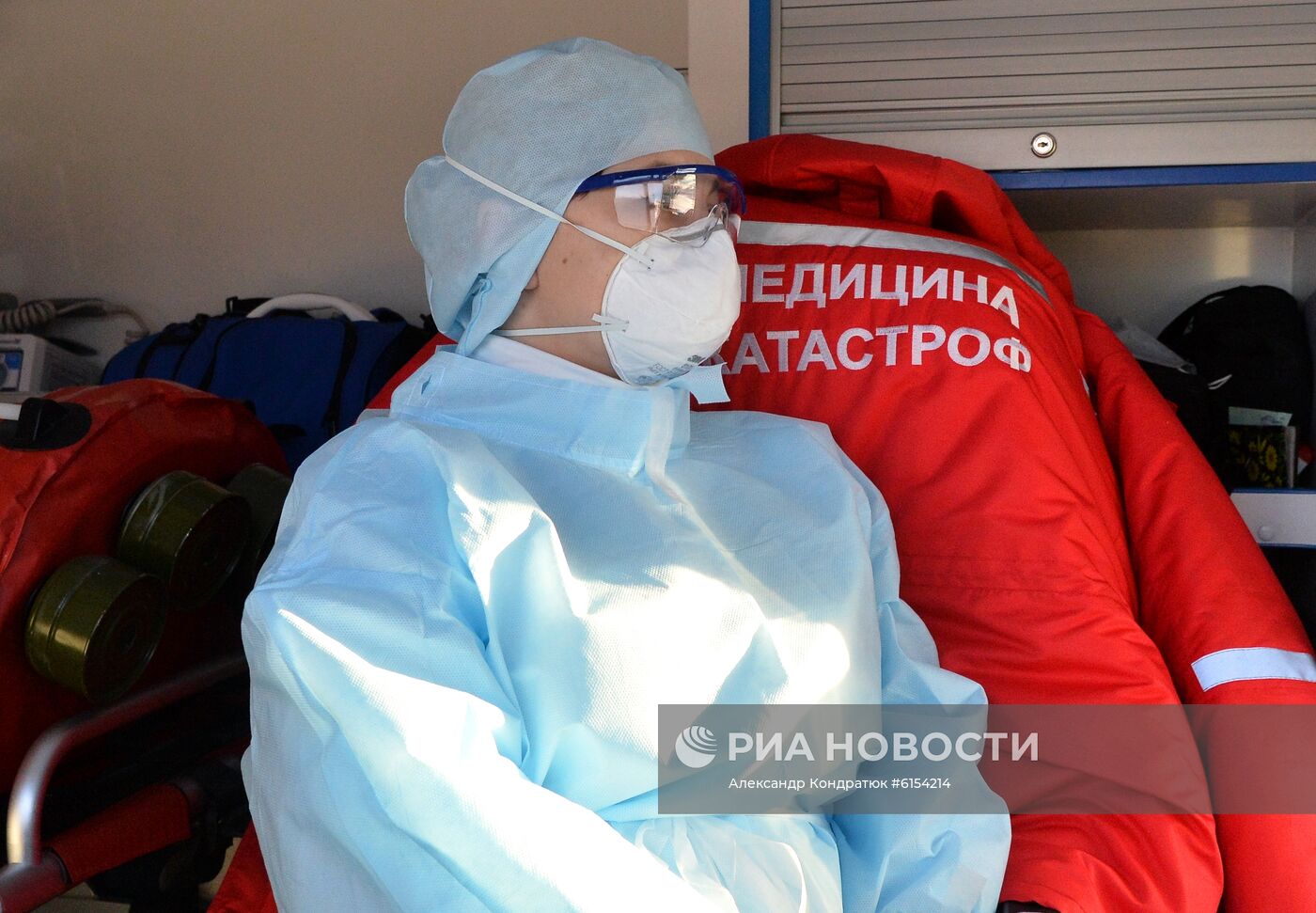 Учения по проведению медицинской эвакуации пациентов с симптомами коронавируса