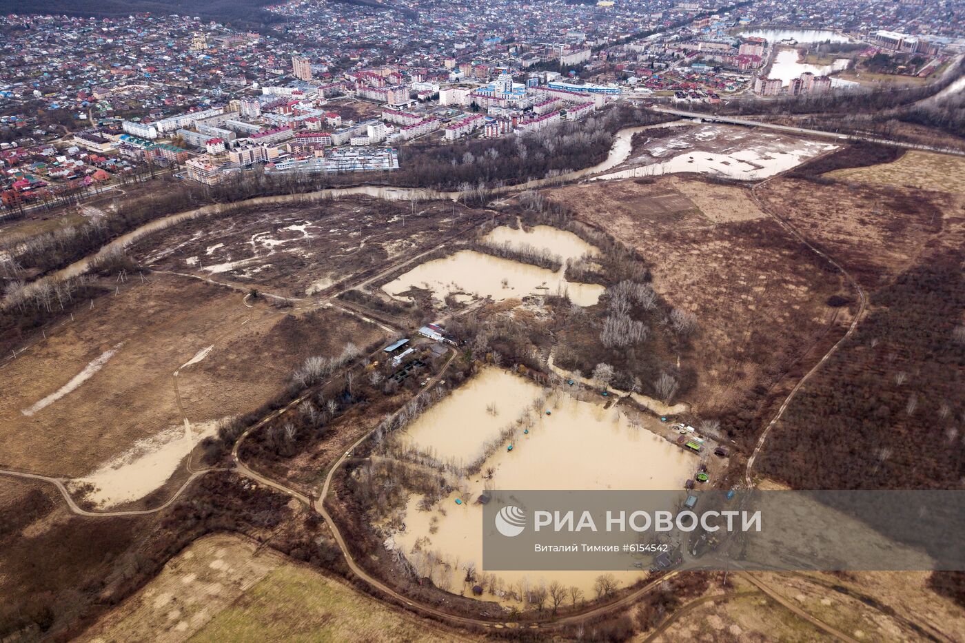 В Горячем Ключе из-за подтопления введен режим ЧС