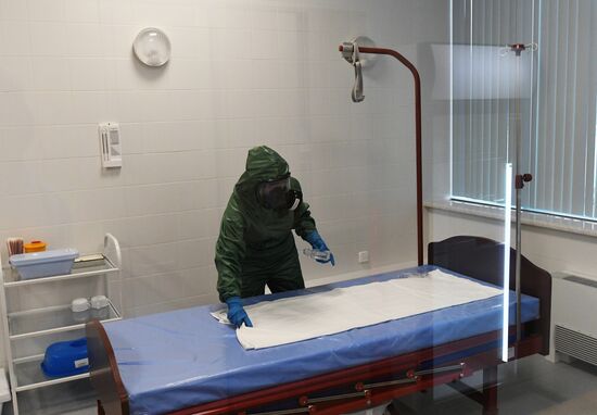 Санитарно-контрольный пункт в аэропорту Красноярска