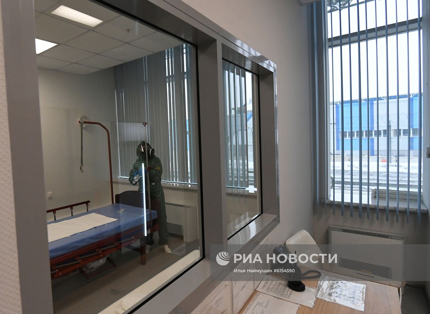 Санитарно-контрольный пункт в аэропорту Красноярска