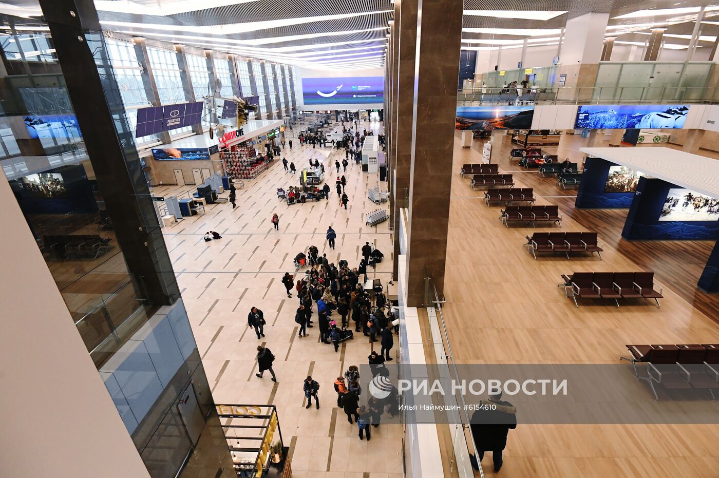 Санитарно-контрольный пункт в аэропорту Красноярска