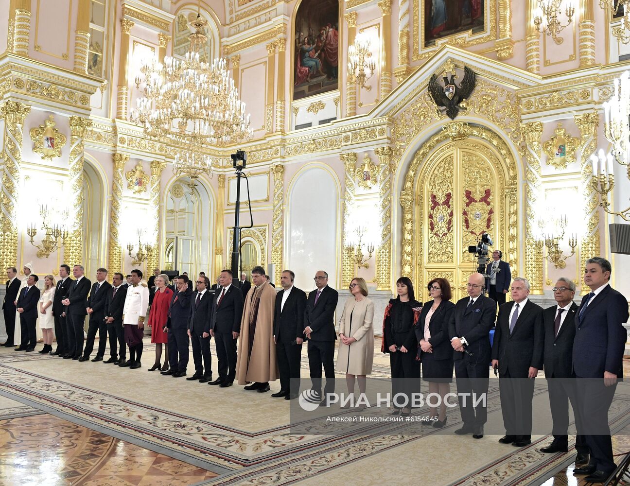 Президент РФ В. Путин принял верительные грамоты у послов иностранных государств