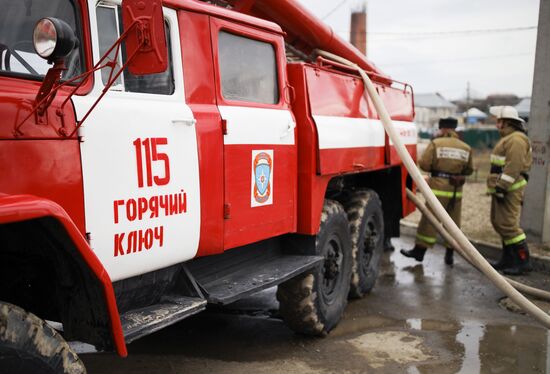 В Горячем Ключе из-за подтопления введен режим ЧС