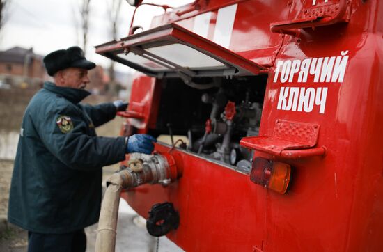 В Горячем Ключе из-за подтопления введен режим ЧС