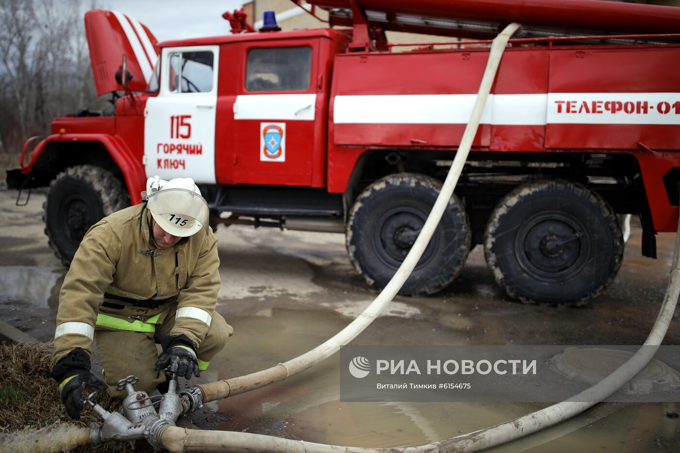 В Горячем Ключе из-за подтопления введен режим ЧС