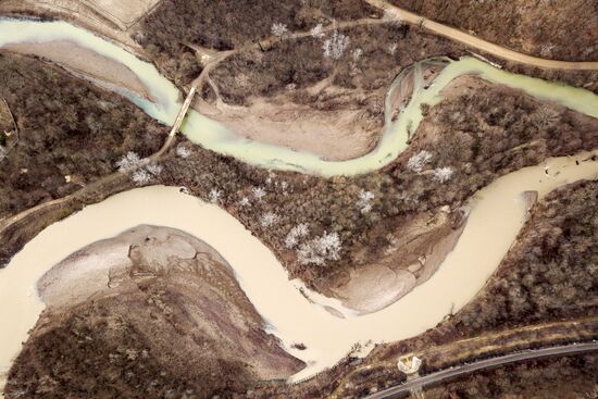 В Горячем Ключе из-за подтопления введен режим ЧС