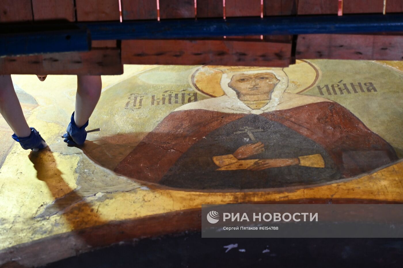 Реставрация Успенского собора Московского Кремля