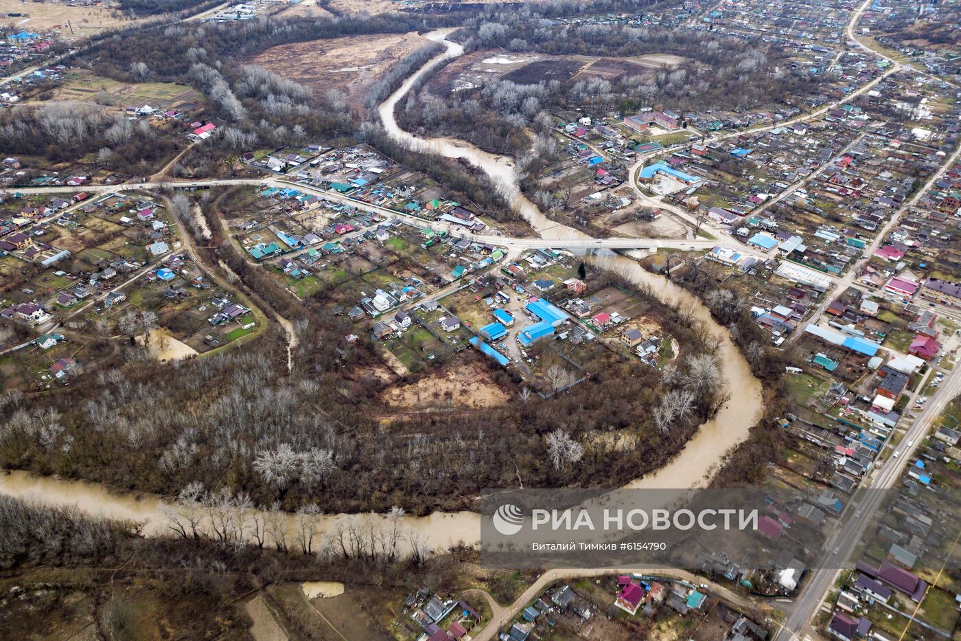 В Горячем Ключе из-за подтопления введен режим ЧС