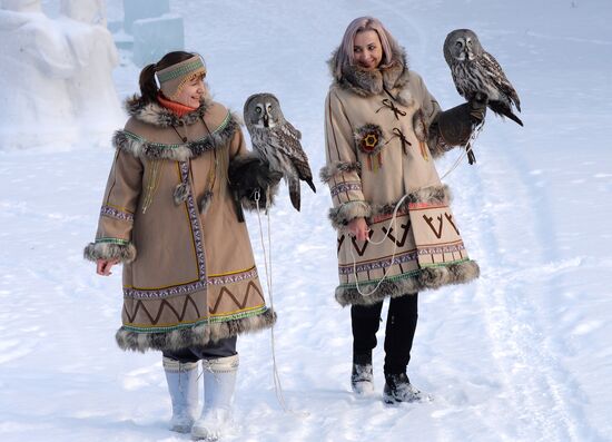 Совы в парке "Роев ручей" 