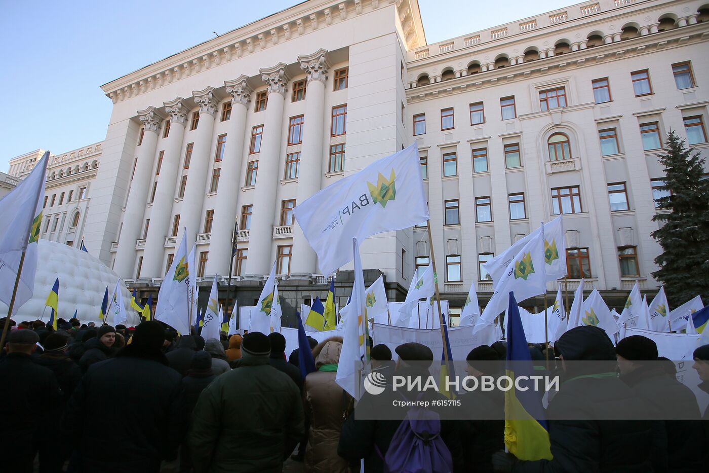 Акции на Украине против земельной реформы