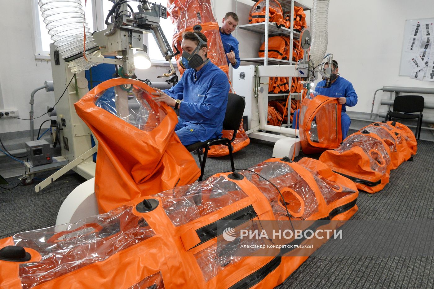 Производство медицинских костюмов биозащиты 