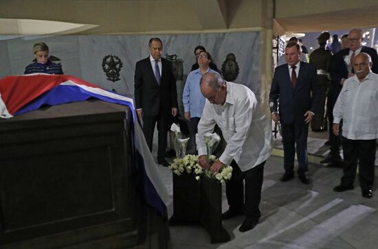 Рабочий визит главы МИД РФ Лаврова на Кубу