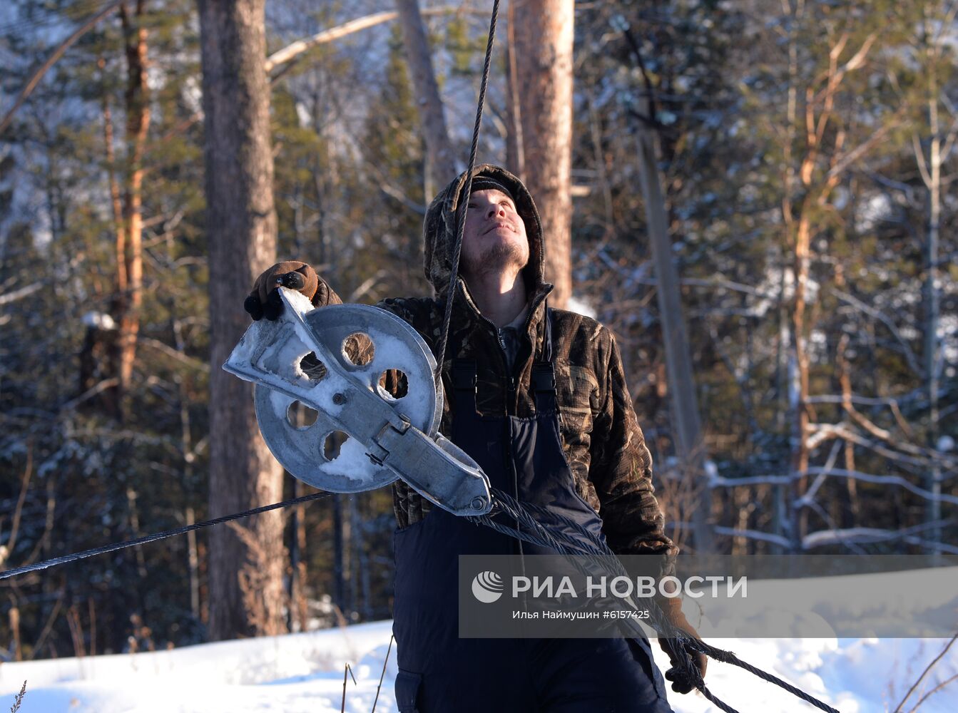 Линии электропередач в Красноярском крае