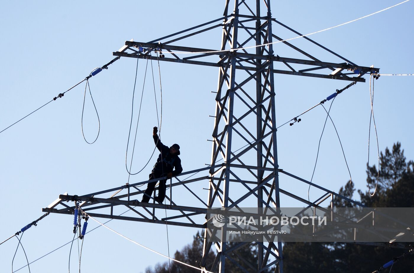 Линии электропередач в Красноярском крае