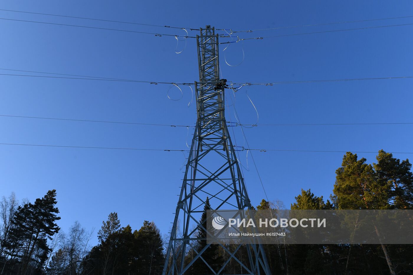 Линии электропередач в Красноярском крае