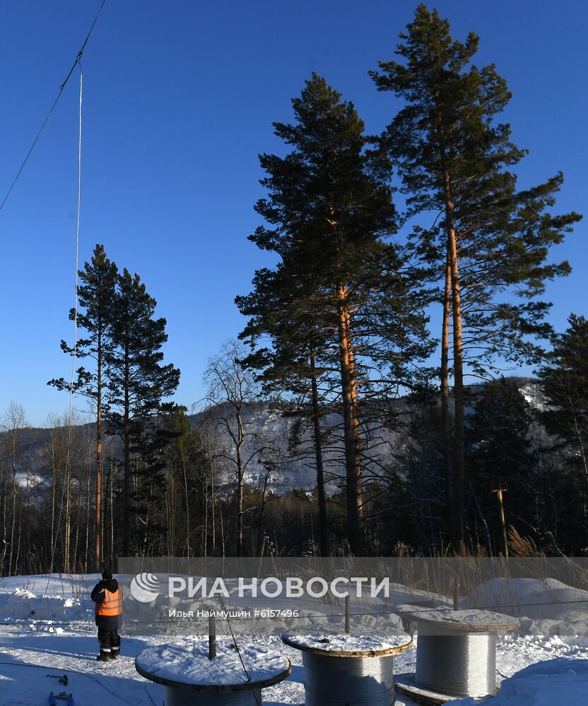 Линии электропередач в Красноярском крае