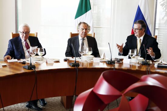 Рабочий визит главы МИД РФ Лаврова в Мексику