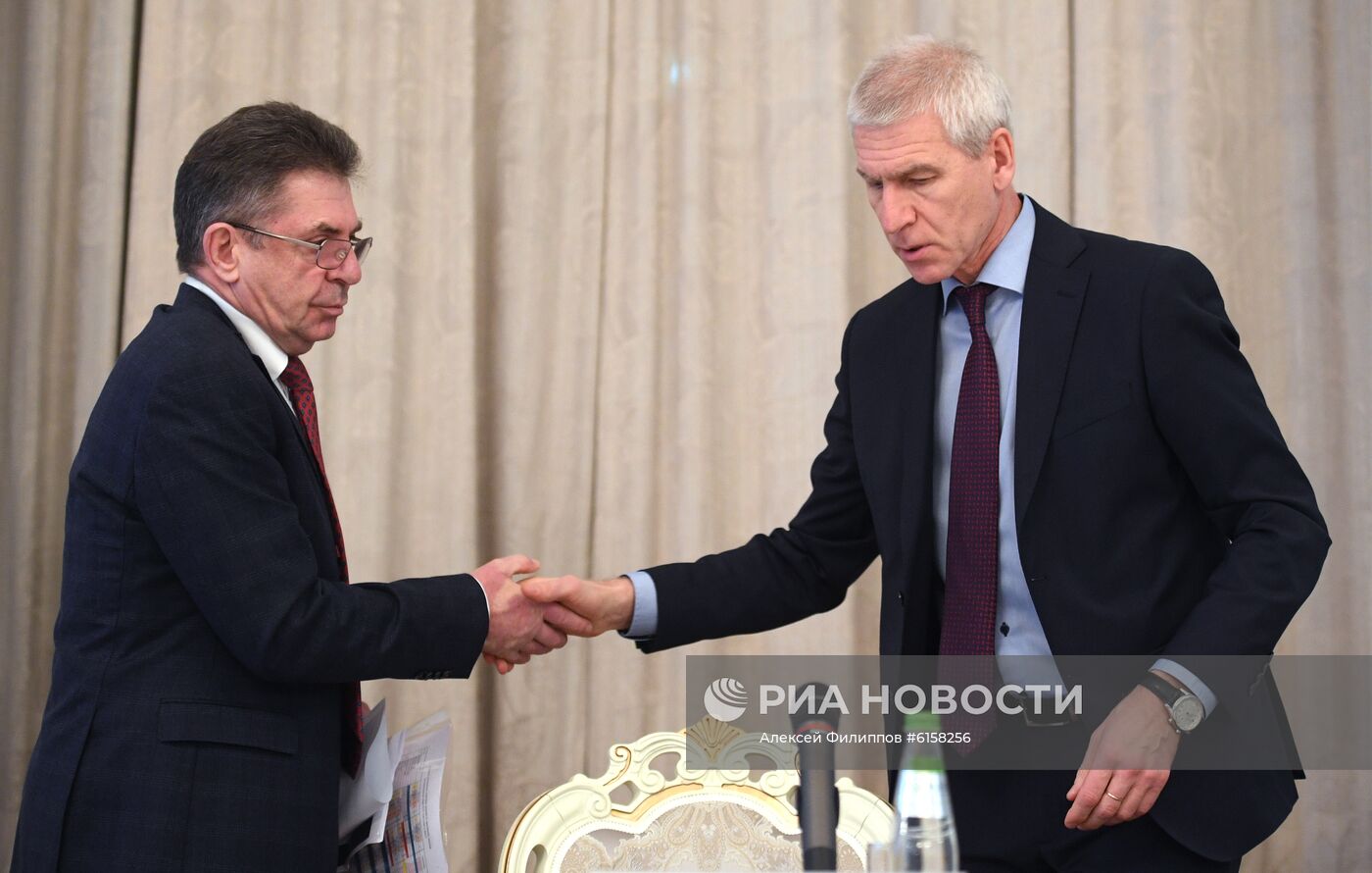 Заседание штаба по подготовке сборных команд РФ к Олимпиаде-2020