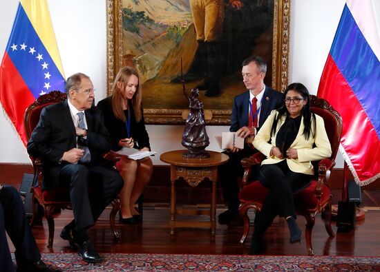 Рабочий визит главы МИД РФ С. Лаврова в Венесуэлу 