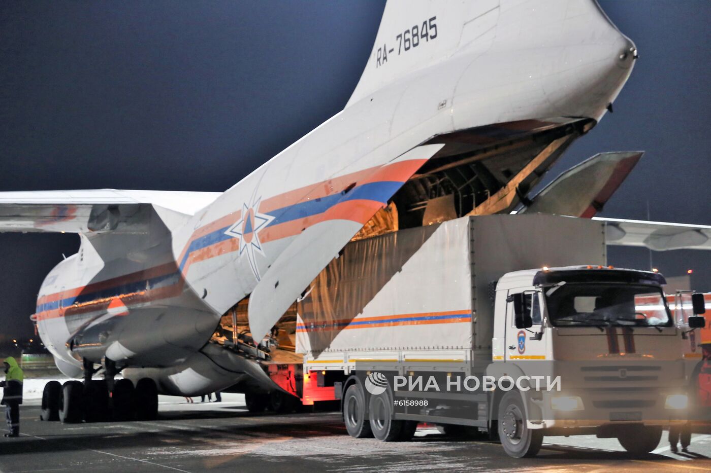 Отправка гуманитарной помощи в Китай 