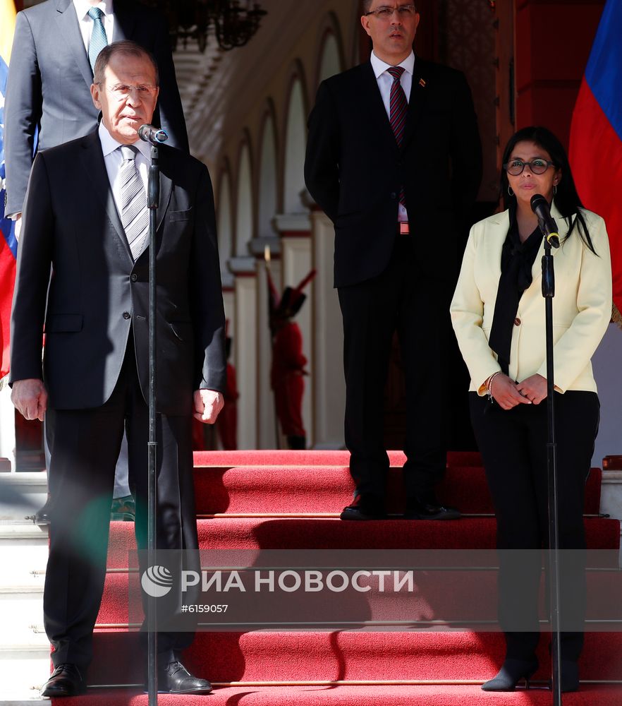 Рабочий визит главы МИД РФ С. Лаврова в Венесуэлу