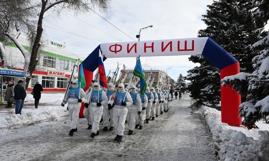Марш-бросок команд ВДВ, посвященный 75-летию Победы