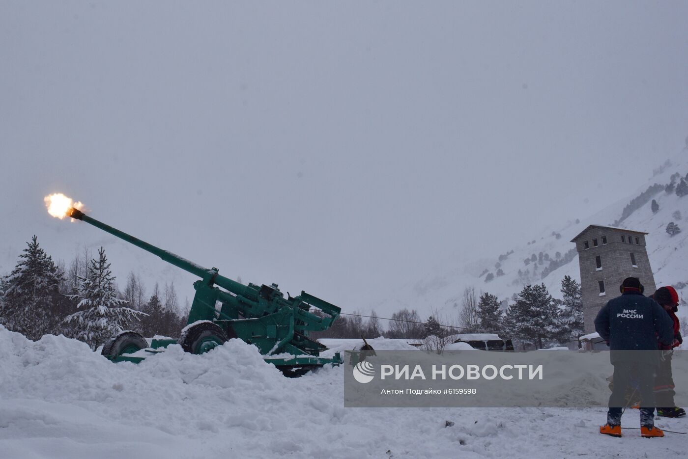 Противолавинная служба в Приэльбрусье