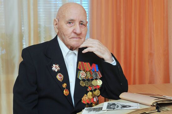 Ветеран Великой Отечественной войны А. М. Яковлев