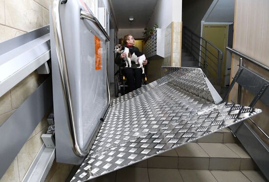 Платформы для маломобильных граждан в жилом доме