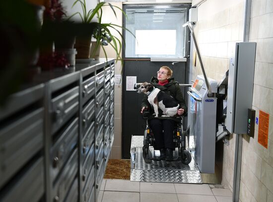 Платформы для маломобильных граждан в жилом доме