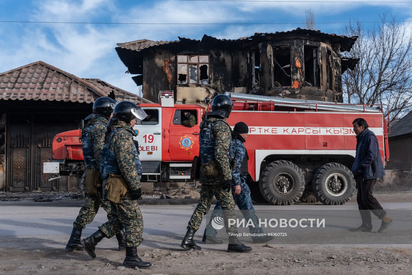 Последствия массовых беспорядков на юге Казахстана
