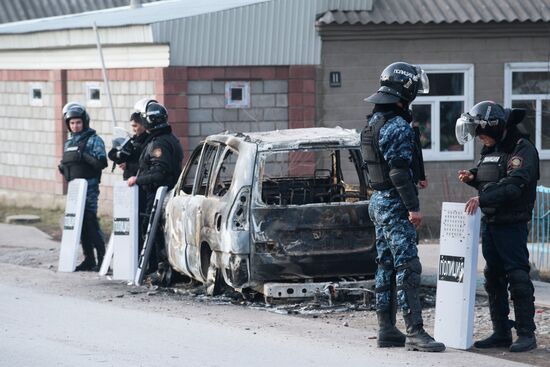 Последствия массовых беспорядков на юге Казахстана