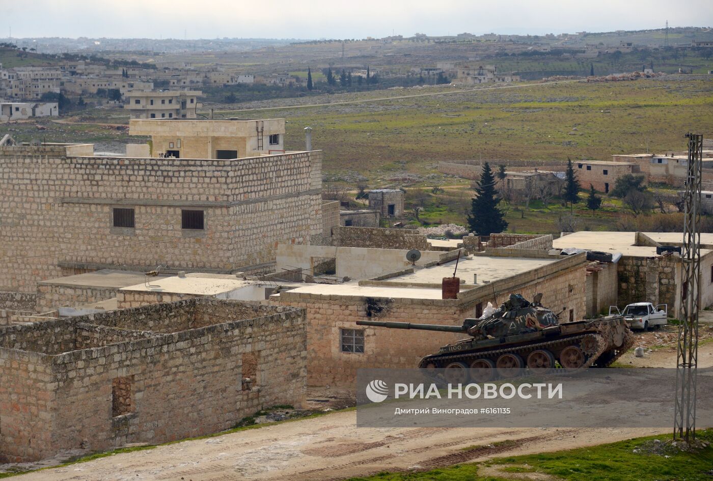 Освобожденный от боевиков сирийский г. Мааррат-эн-Нууман