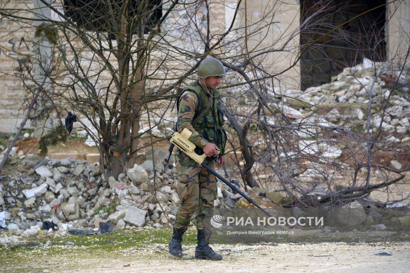 Освобожденный от боевиков сирийский г. Мааррат-эн-Нууман