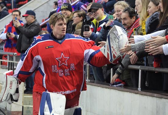 Хоккей. КХЛ. Матч ЦСКА - "Торпедо" 
