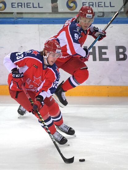 Хоккей. КХЛ. Матч ЦСКА - "Торпедо" 