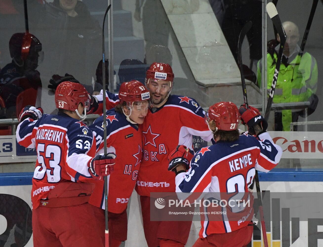 Хоккей. КХЛ. Матч ЦСКА - "Торпедо"