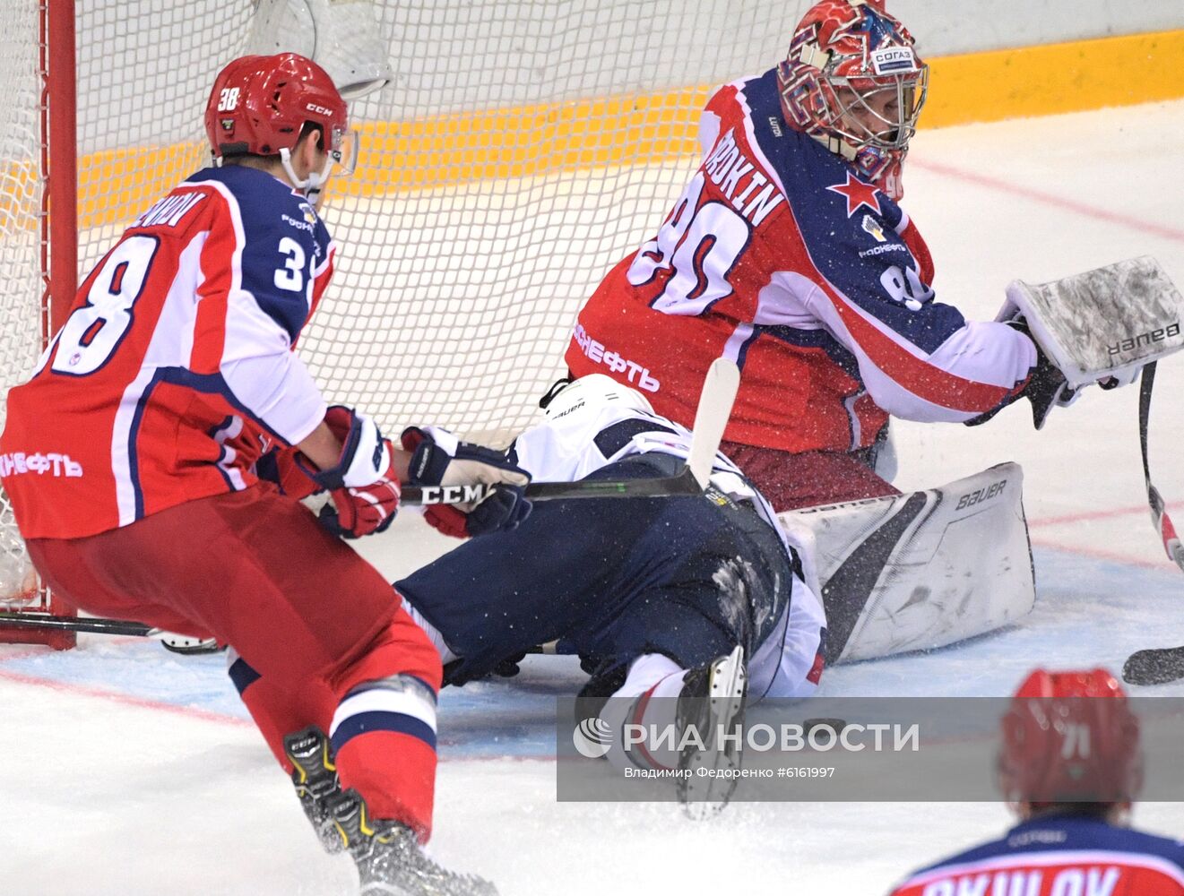 Хоккей. КХЛ. Матч ЦСКА - "Торпедо"