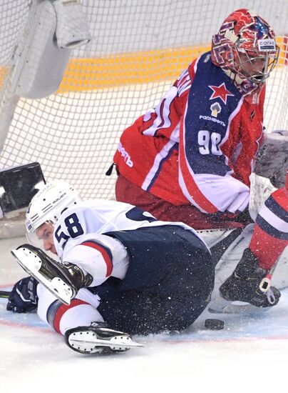 Хоккей. КХЛ. Матч ЦСКА - "Торпедо" 