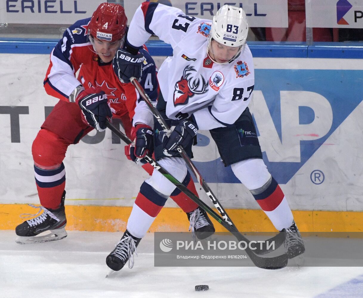 Хоккей. КХЛ. Матч ЦСКА - "Торпедо"