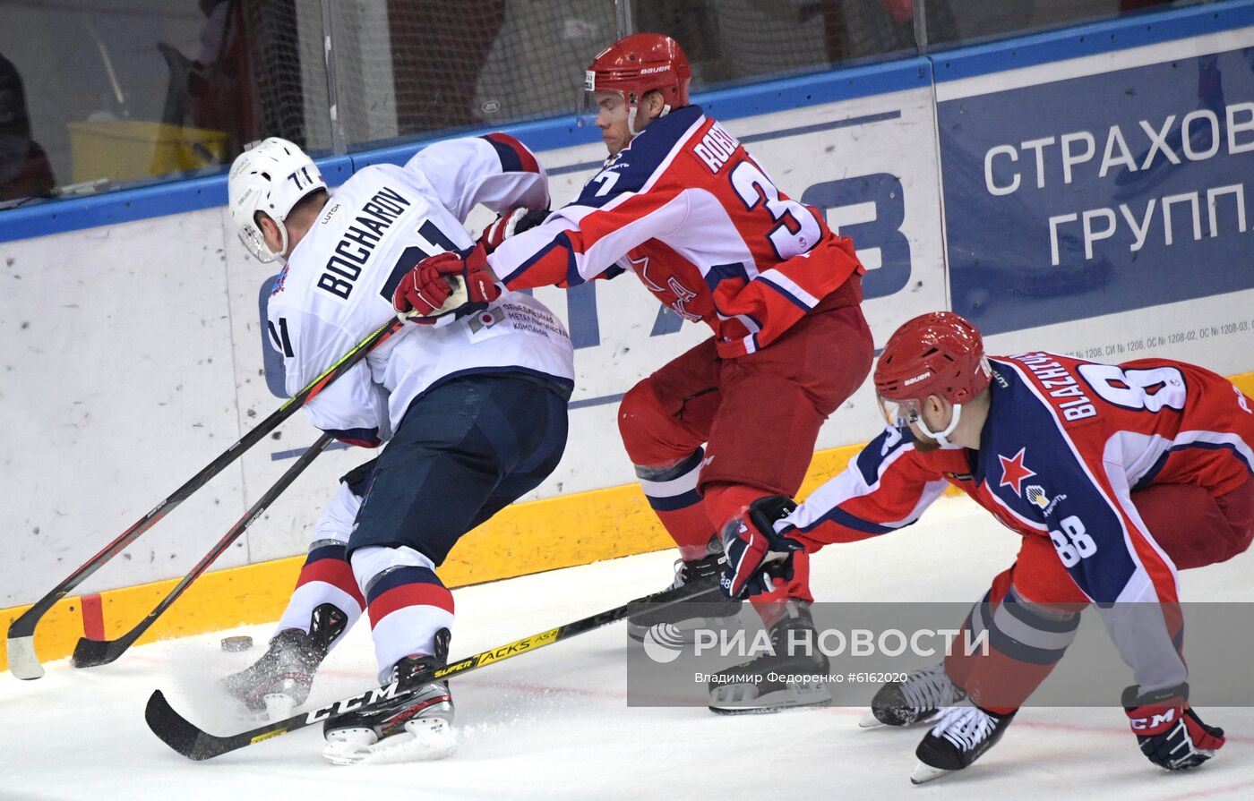 Хоккей. КХЛ. Матч ЦСКА - "Торпедо"