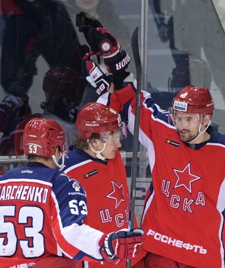 Хоккей. КХЛ. Матч ЦСКА - "Торпедо" 