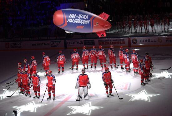 Хоккей. КХЛ. Матч ЦСКА - "Торпедо" 