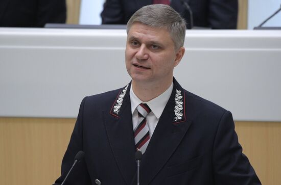 Заседание Совета Федерации РФ