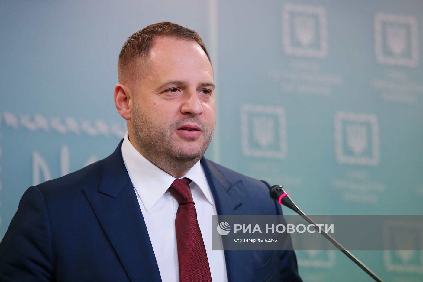 Брифинг нового главы офиса президента Украины А. Ермака
