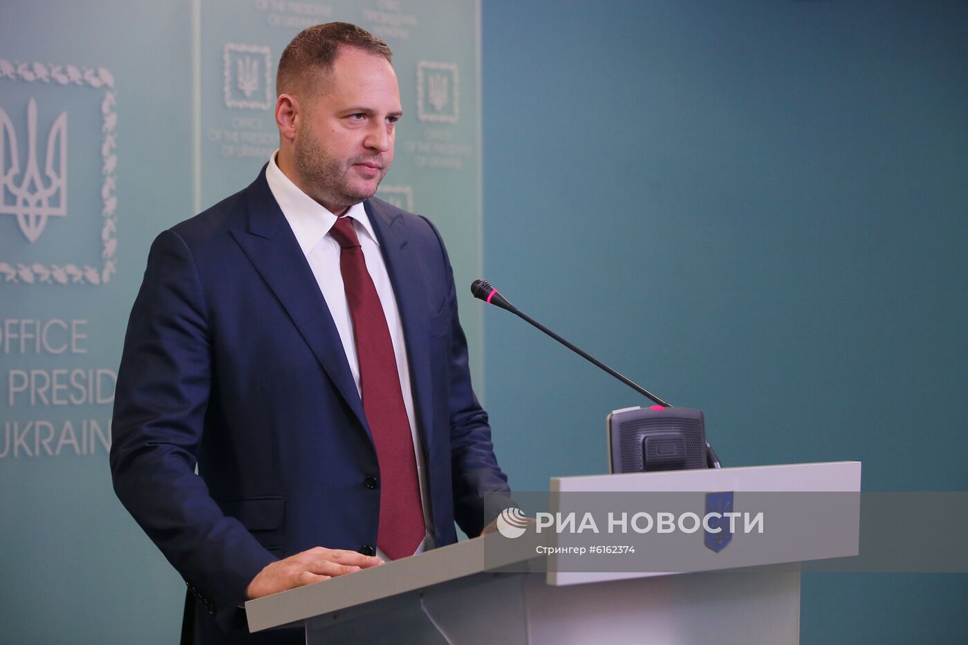 Брифинг нового главы администрации президента Украины А. Ермака