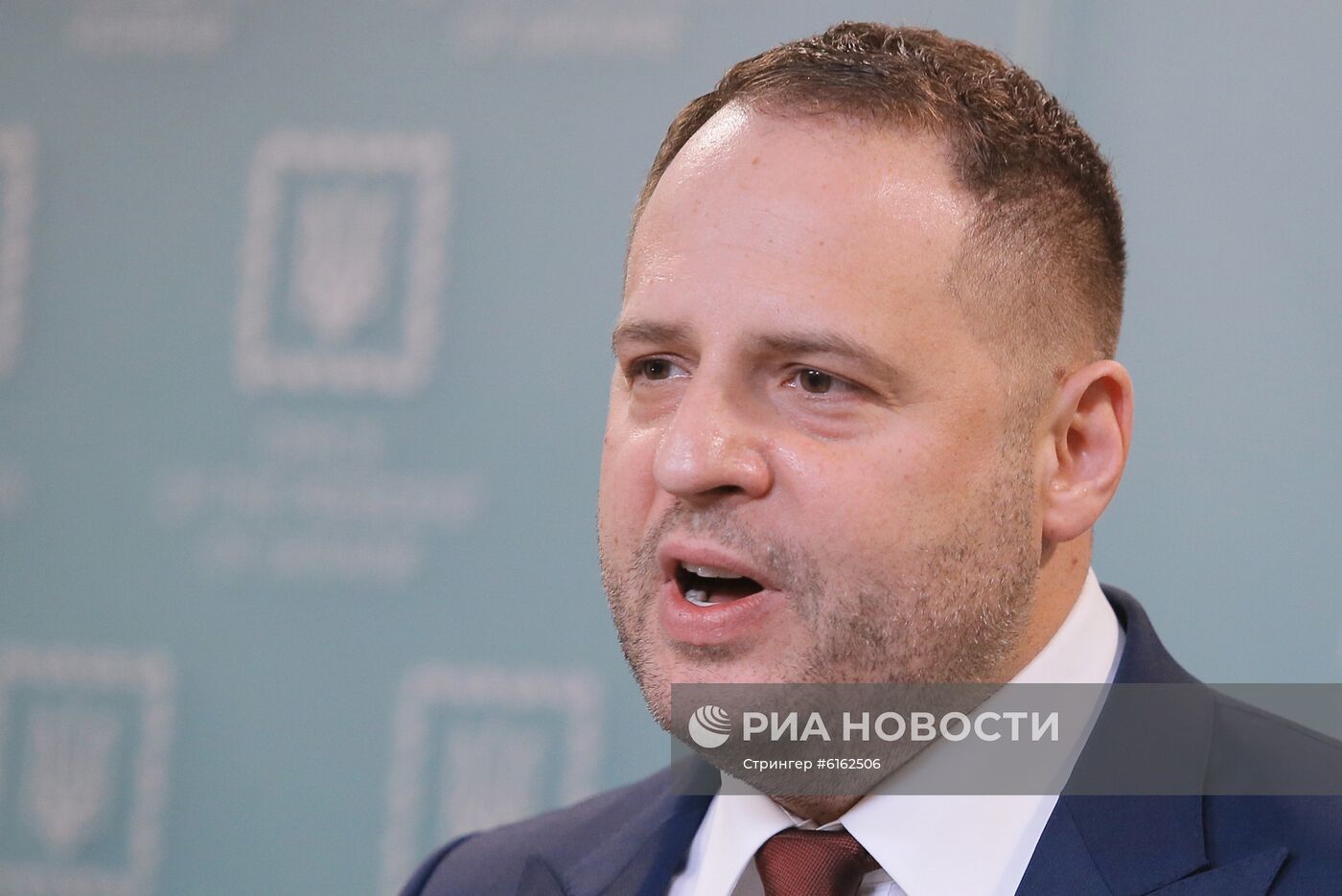 Брифинг нового главы офиса президента Украины А. Ермака
