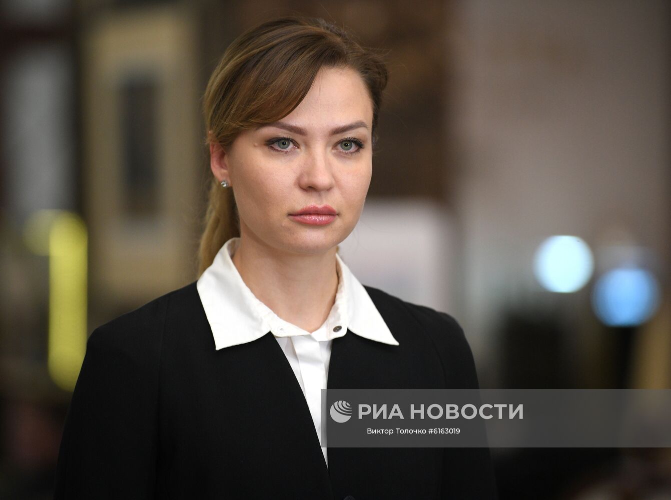 Полномочный представитель ДНР Наталья Никонорова выступает перед журналистами после заседания контактной группы по урегулированию ситуации на востоке Украины в Минске. Место: Белоруссия, Минск. Автор: Виктор Толочко/Sputnik/РИА Новости. Заседание контактной группы по Донбассу в Минске