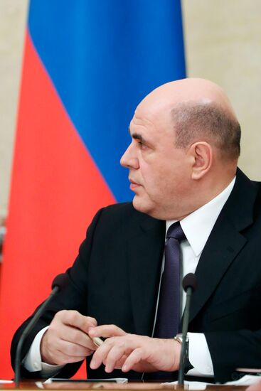 Премьер-министр РФ М. Мишустин провел заседание правительства РФ