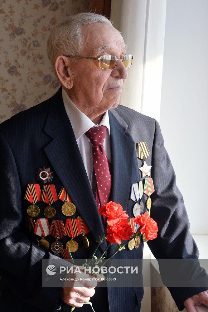 Ветеран Великой Отечественной войны П.О. Хорват